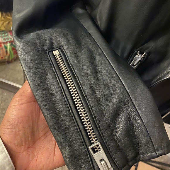 *final price All Saints Balfern Biker Jacket - Picture 7 of 12